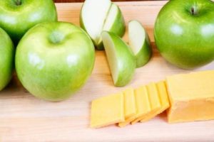 apples and cheese